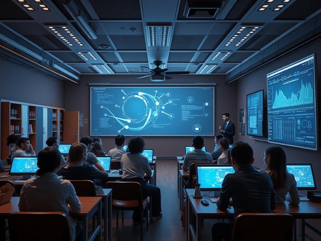    Zukunftsszenario: Die Schule im Jahr 2040 – vollständig vernetzt. Chancen und Gefahren: Eine nüchterne Bilanz